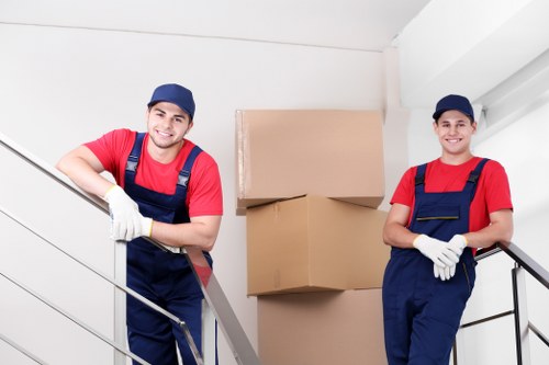 Professional movers handling furniture in Eastbedfont