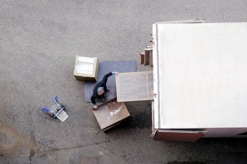 Seasonal household storage boxes arranged neatly in Eastbedfont