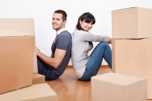 Example Eastbedfont storage job for a medium family home move